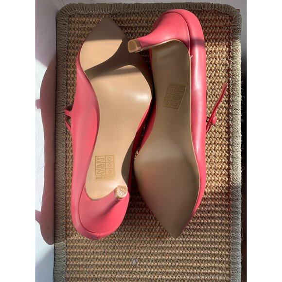 Journee Collection Pumps, Mary Jane Style | Make Coral Pink Your POP of color - Picture 8 of 11